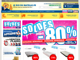 leroidumatelas.fr website preview