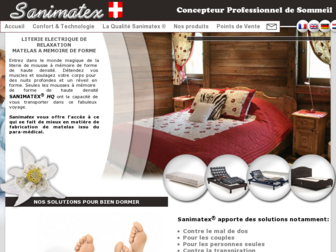 sanimatex.com website preview