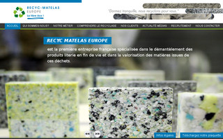 recyc-matelas.fr website preview