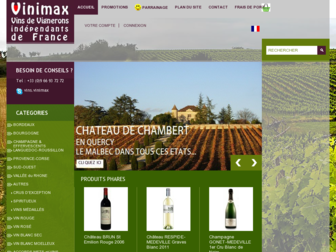 vinimax-vins-de-vignerons-independants-de-france-en-ligne.fr website preview