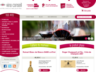 vinoconseil.com website preview