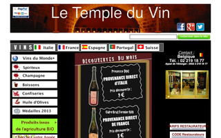 letempleduvin.com website preview