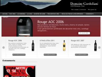 domaine-cordoliani.com website preview