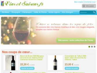 vinsetsaisons.fr website preview