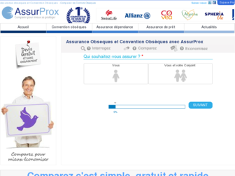 assurance-obseques.assurprox.com website preview