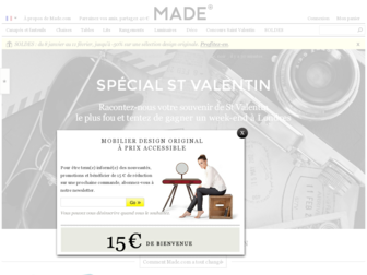 made.com website preview