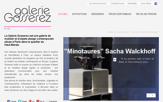 galeriegosserez.com website preview