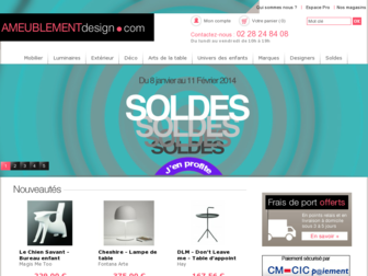 ameublementdesign.com website preview