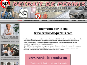 retrait-de-permis.com website preview