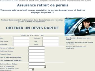 assuranceretraitdepermis.org website preview