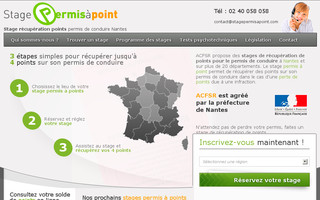 stagepermisapoint.com website preview