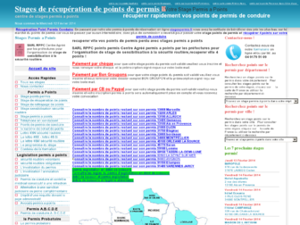 stagespermis.fr website preview