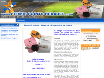 permis-points-herault.com website preview