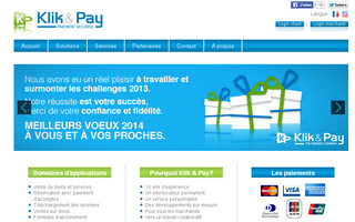 klikandpay.com website preview