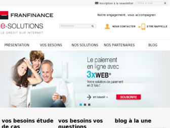 e-solutions.franfinance.com website preview