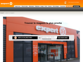 magasins.expert.fr website preview