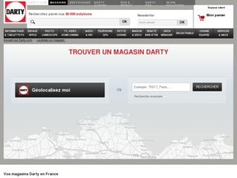 magasin.darty.com website preview