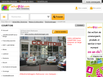 courtois-electromenager.com website preview