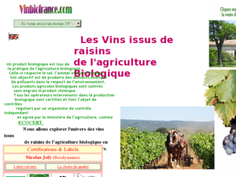 vinbiofrance.com website preview