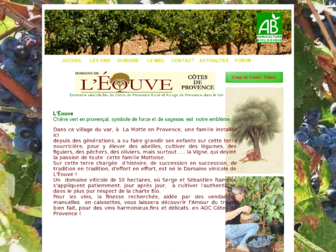 eouve-vin-bio.fr website preview