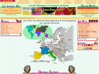 eco-bacchus.com website preview
