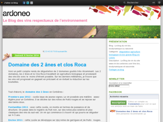 ardoneo-blog-vin-bio.com website preview