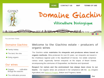 domaine-giachino.fr website preview