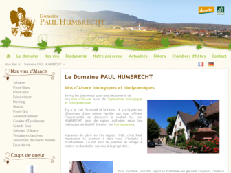 vins-humbrecht.fr website preview
