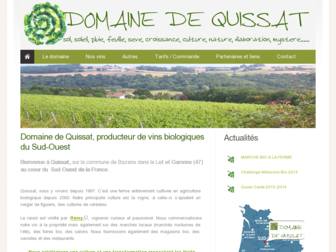 domainedequissat.fr website preview