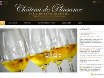 chateaudeplaisance.com website preview