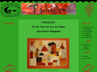 badoulin.fr website preview
