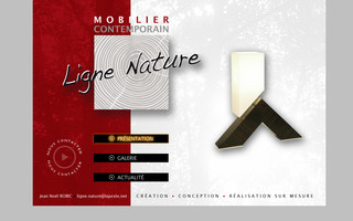 mobilier-contemporain-lignenature.fr website preview