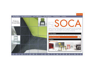 soca.fr website preview