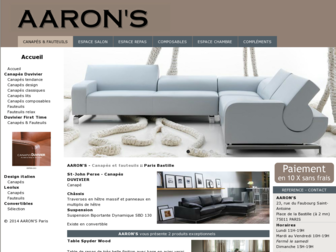 aarons.fr website preview