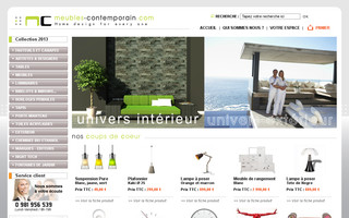 meubles-contemporain.com website preview