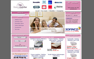 francematelas.com website preview