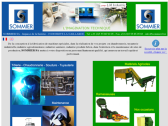 sommier.biz website preview