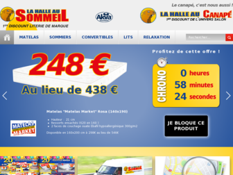 halleausommeil.fr website preview