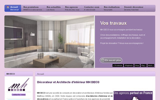 mh-deco.fr website preview