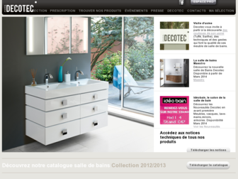 decotec-paris.fr website preview