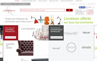 lecedrerouge.com website preview