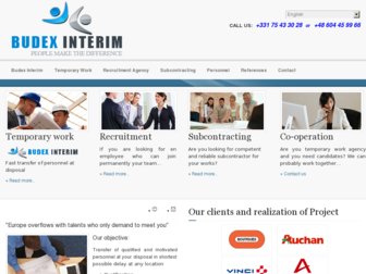budex-interim.com website preview
