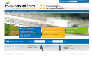 missionsinterim.fr website preview