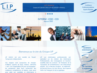 lipinterim.fr website preview