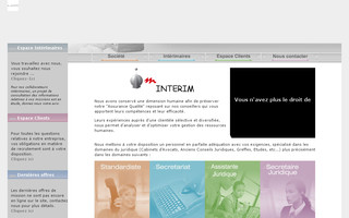 interim-clerget.fr website preview