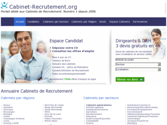 cabinet-recrutement.org website preview