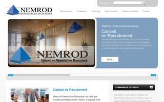 nemrod.fr website preview