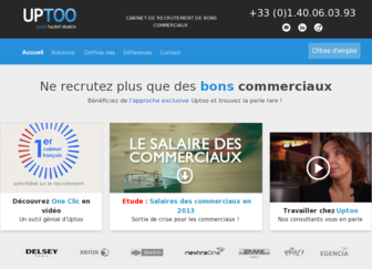 uptoo.fr website preview