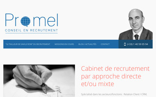promel.fr website preview