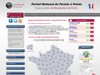 prostagespermis.fr website preview